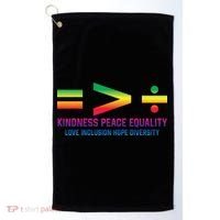 Social Justice Equality Greater Than Division Golf Towel thumb 0