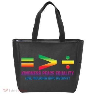 Social Justice Equality Greater Than Division Tote Bag