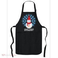 Snow Job Funny Snowman Apron thumb 0