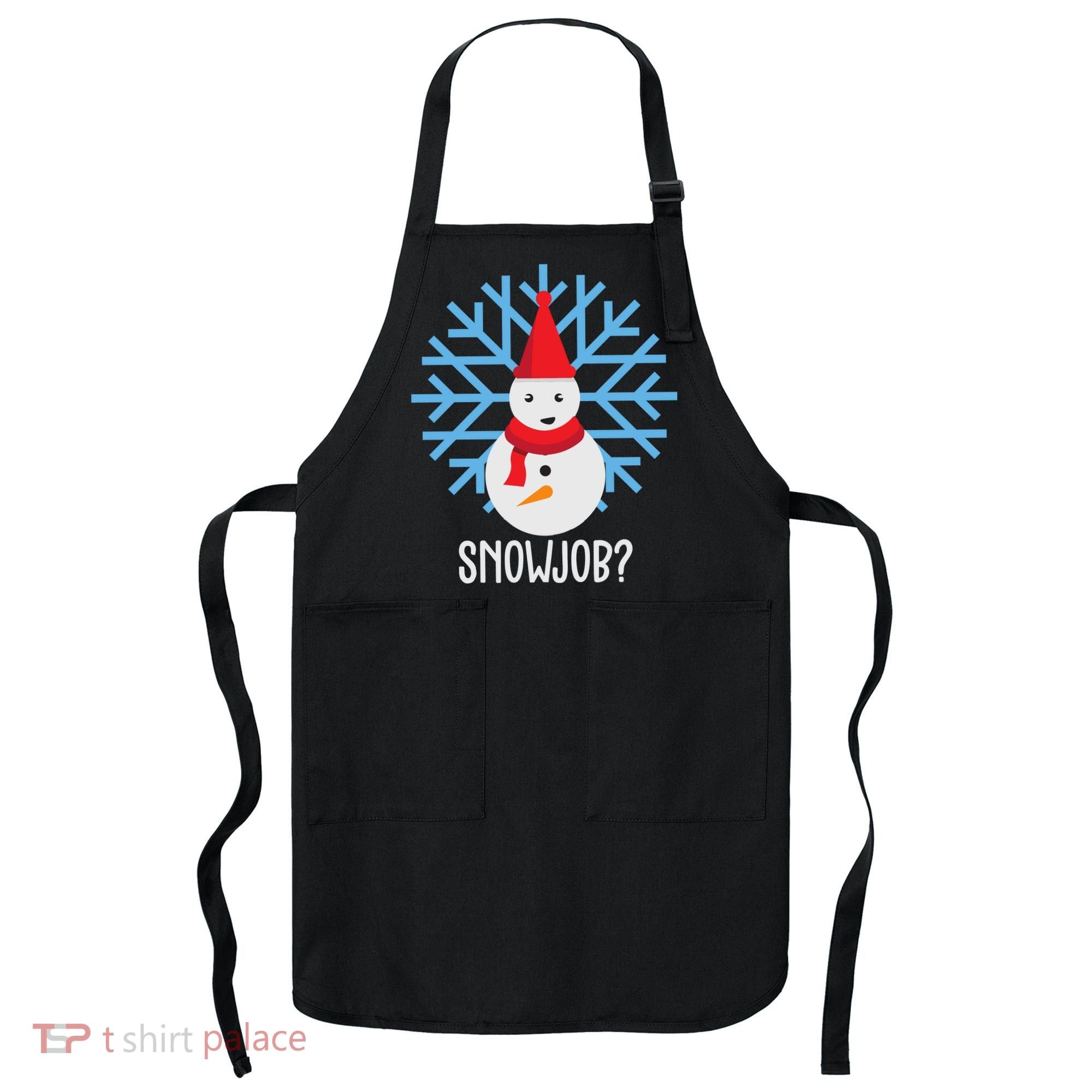 Snow Job Funny Snowman Apron