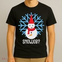 Snow Job Funny Snowman T-Shirt thumb 3