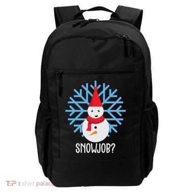 Snow Job Funny Snowman Backpack