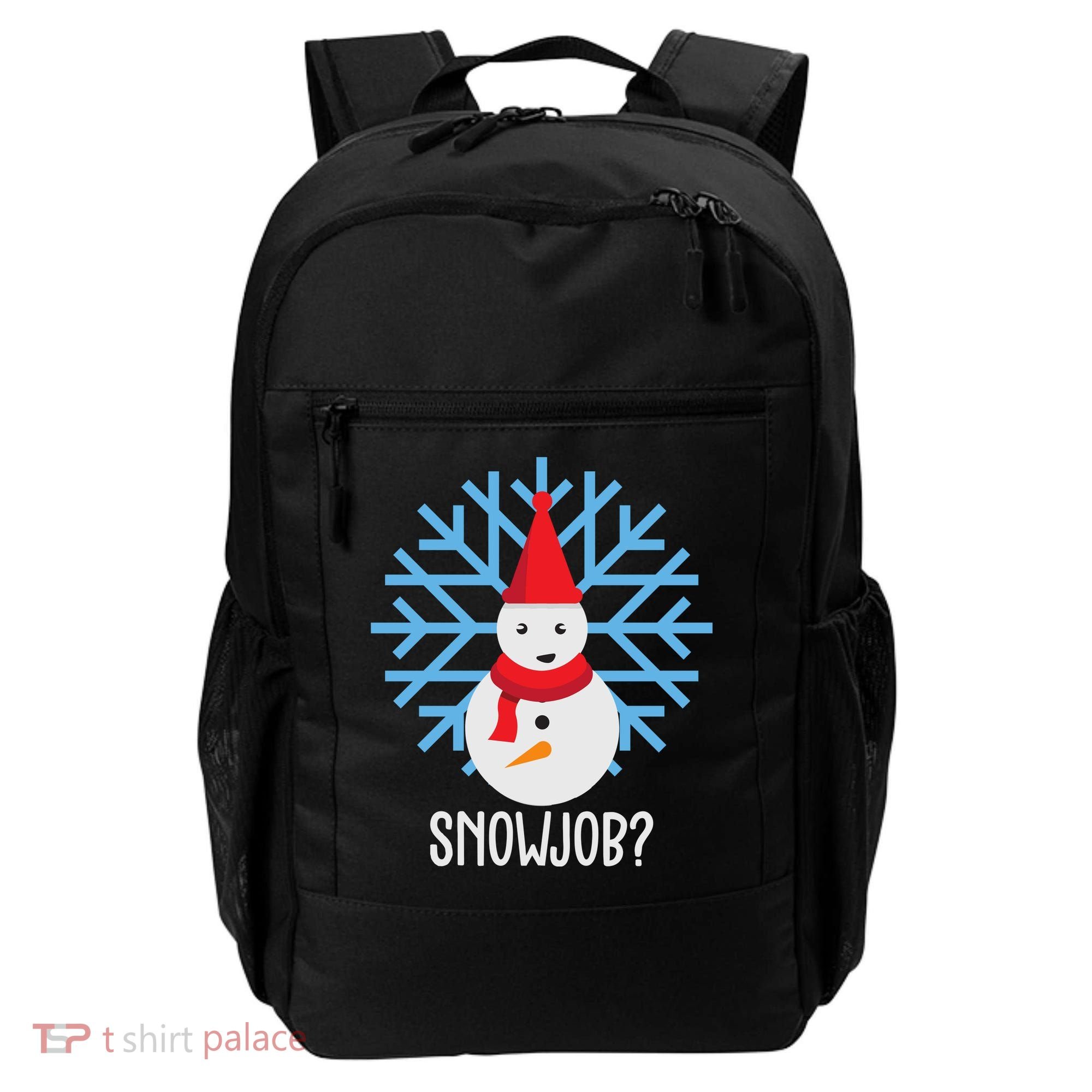Snow Job Funny Snowman Backpack
