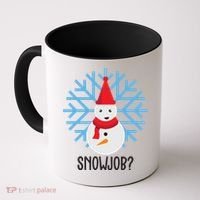Snow Job Funny Snowman Coffee Mug thumb 0