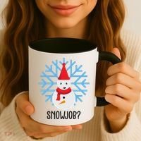 Snow Job Funny Snowman Coffee Mug thumb 3