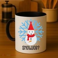 Snow Job Funny Snowman Coffee Mug thumb 4
