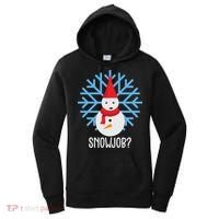 Snow Job Funny Snowman Women's Hoodie thumb 0