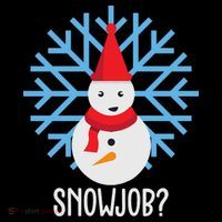 Snow Job Funny Snowman Mousepad thumb 1