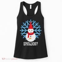 Snow Job Funny Snowman Women's Tank Top thumb 0