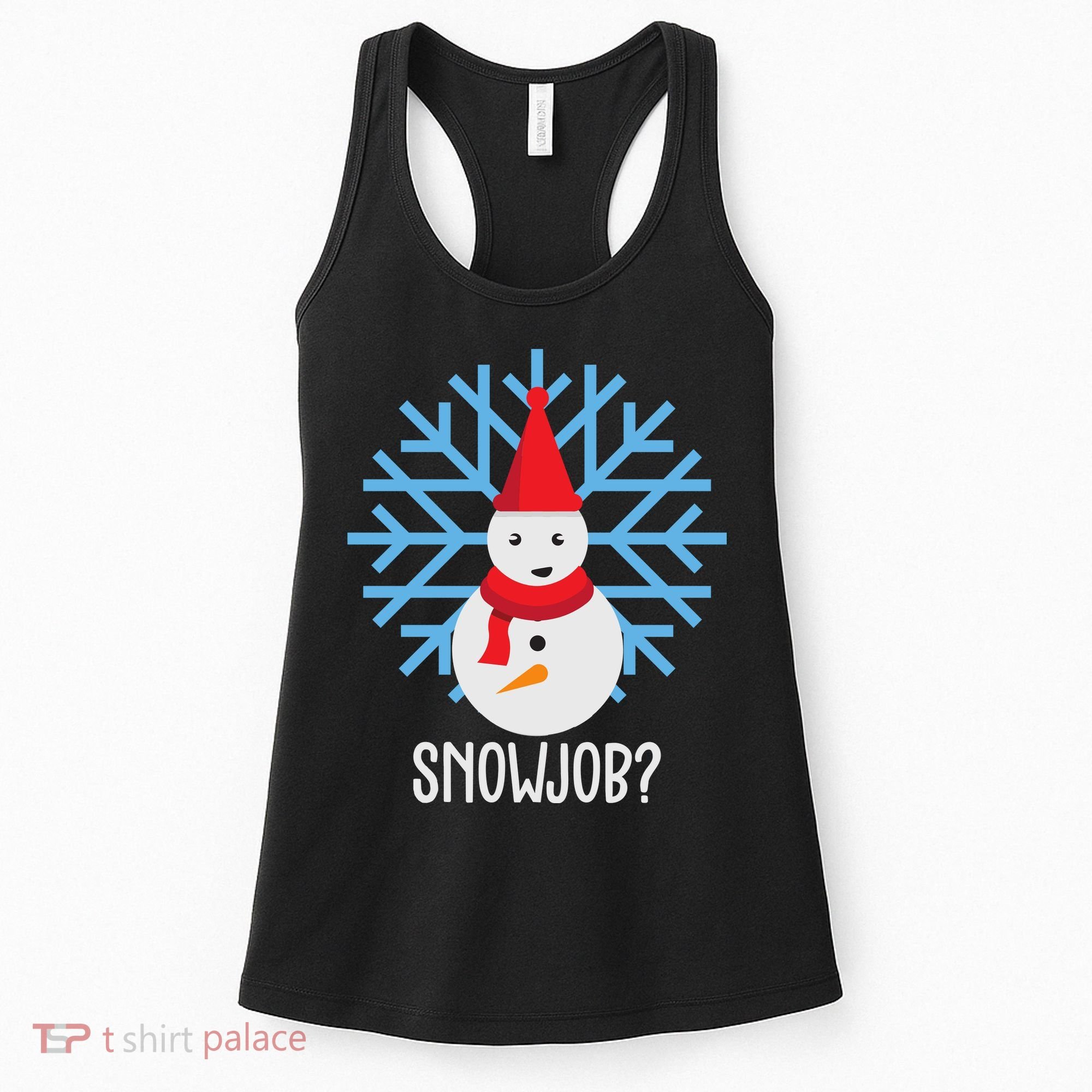 Snow Job Funny Snowman Women's Tank Top