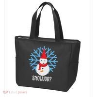 Snow Job Funny Snowman Tote Bag thumb 3
