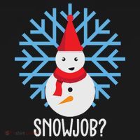 Snow Job Funny Snowman Tote Bag thumb 4