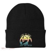Sports Jetski Funny Cool Jet Ski Life Is Easy Just Add Water Cool Gift Beanie thumb 0