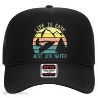 Sports Jetski Funny Cool Jet Ski Life Is Easy Just Add Water Cool Gift Hat thumb 0