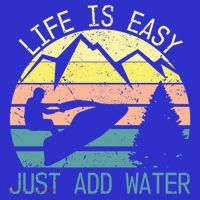 Sports Jetski Funny Cool Jet Ski Life Is Easy Just Add Water Cool Gift Sweatshirt thumb 3