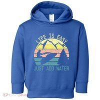 Sports Jetski Funny Cool Jet Ski Life Is Easy Just Add Water Cool Gift Toddler Hoodie thumb 0