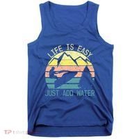 Sports Jetski Funny Cool Jet Ski Life Is Easy Just Add Water Cool Gift Tank Top thumb 0