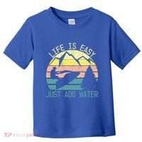 Sports Jetski Funny Cool Jet Ski Life Is Easy Just Add Water Cool Gift Toddler T-Shirt thumb 0