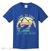 Sports Jetski Funny Cool Jet Ski Life Is Easy Just Add Water Cool Gift Kids T-Shirt thumb 0