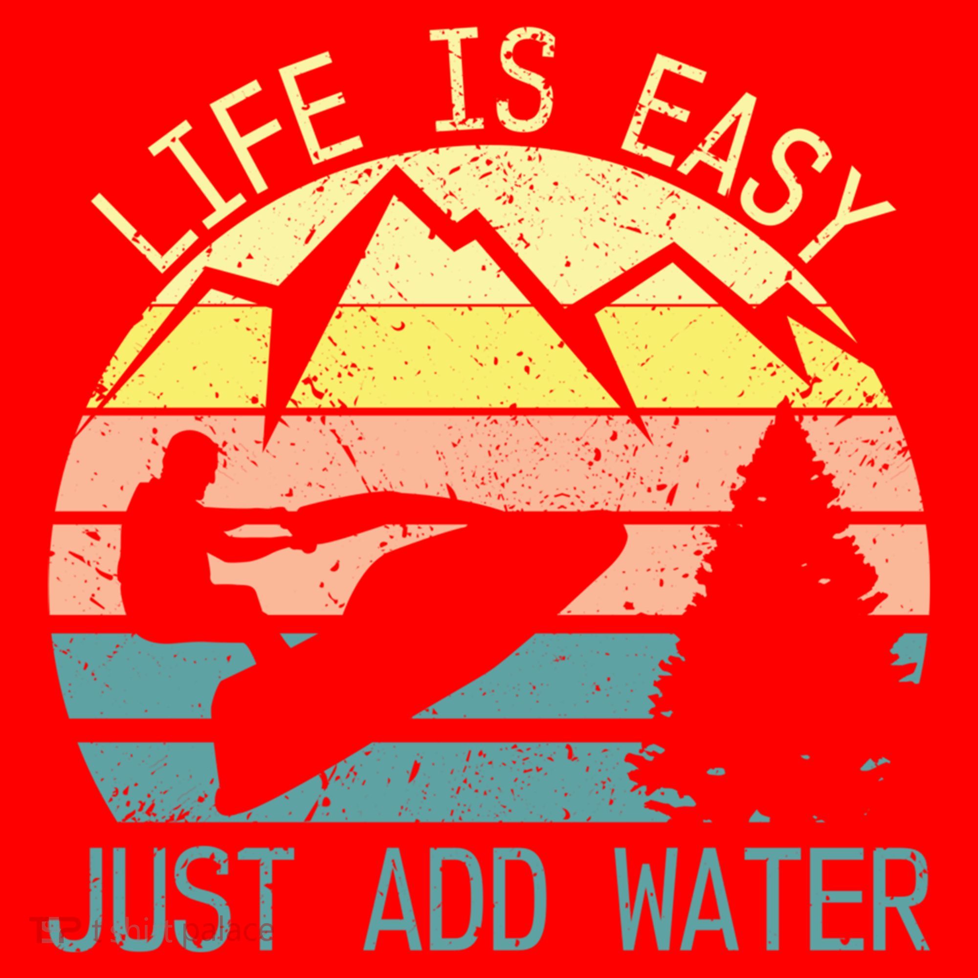 Sports Jetski Funny Cool Jet Ski Life Is Easy Just Add Water Cool Gift Santa Hat