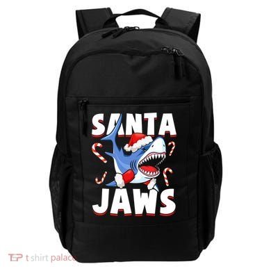 Santa Jaws Funny Christmas Shark Gift Cool Gift Backpack