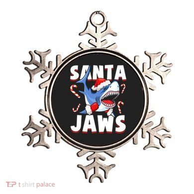 Santa Jaws Funny Christmas Shark Gift Cool Gift Ornament