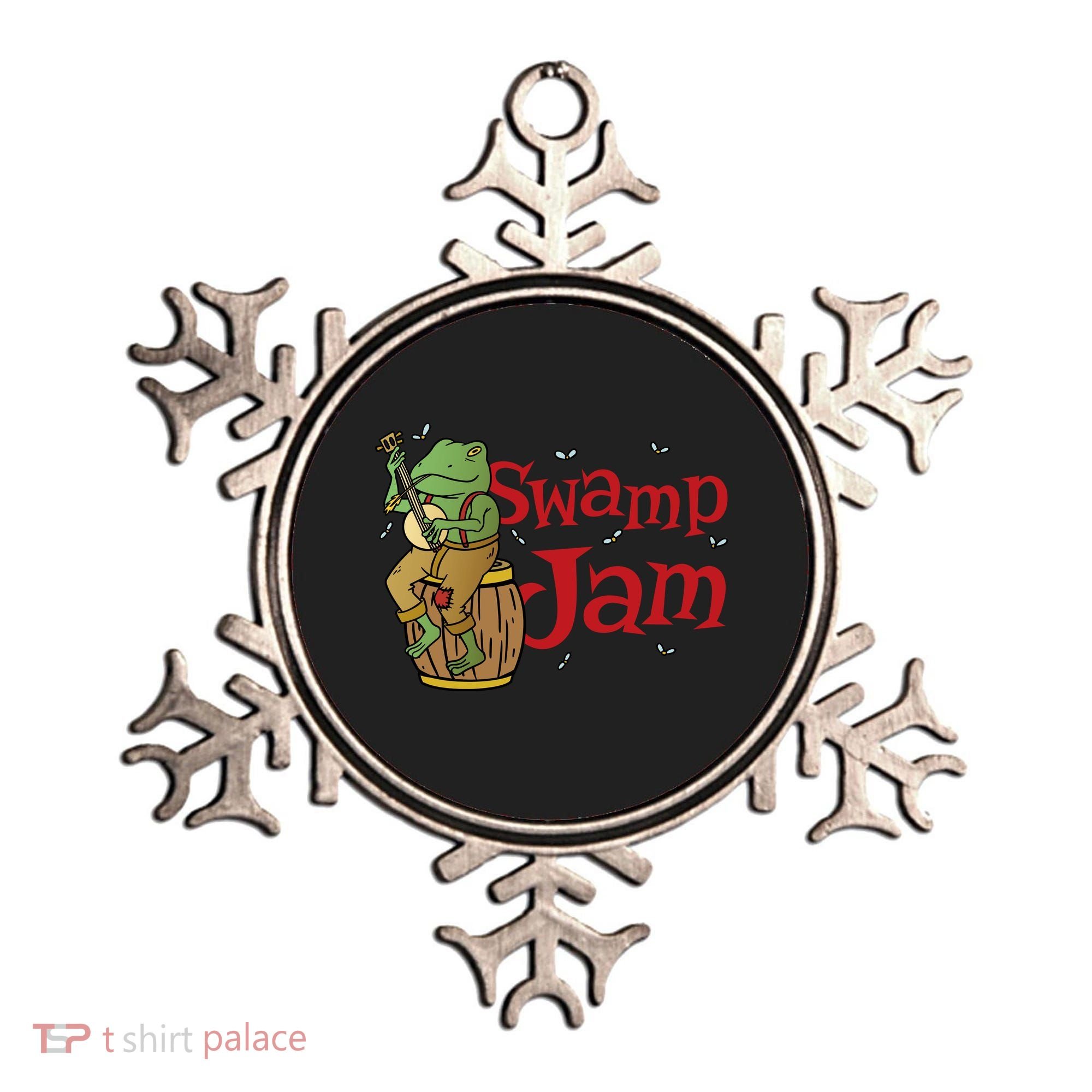 Swamp Jam Gator Musician Ornament