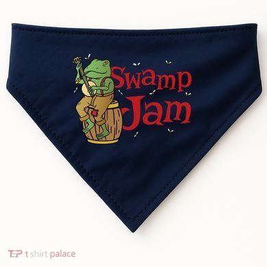 Swamp Jam Gator Musician USA-Made Doggie Bandana