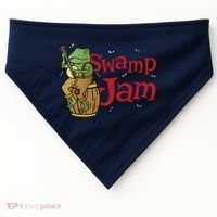 Swamp Jam Gator Musician USA-Made Doggie Bandana thumb 0