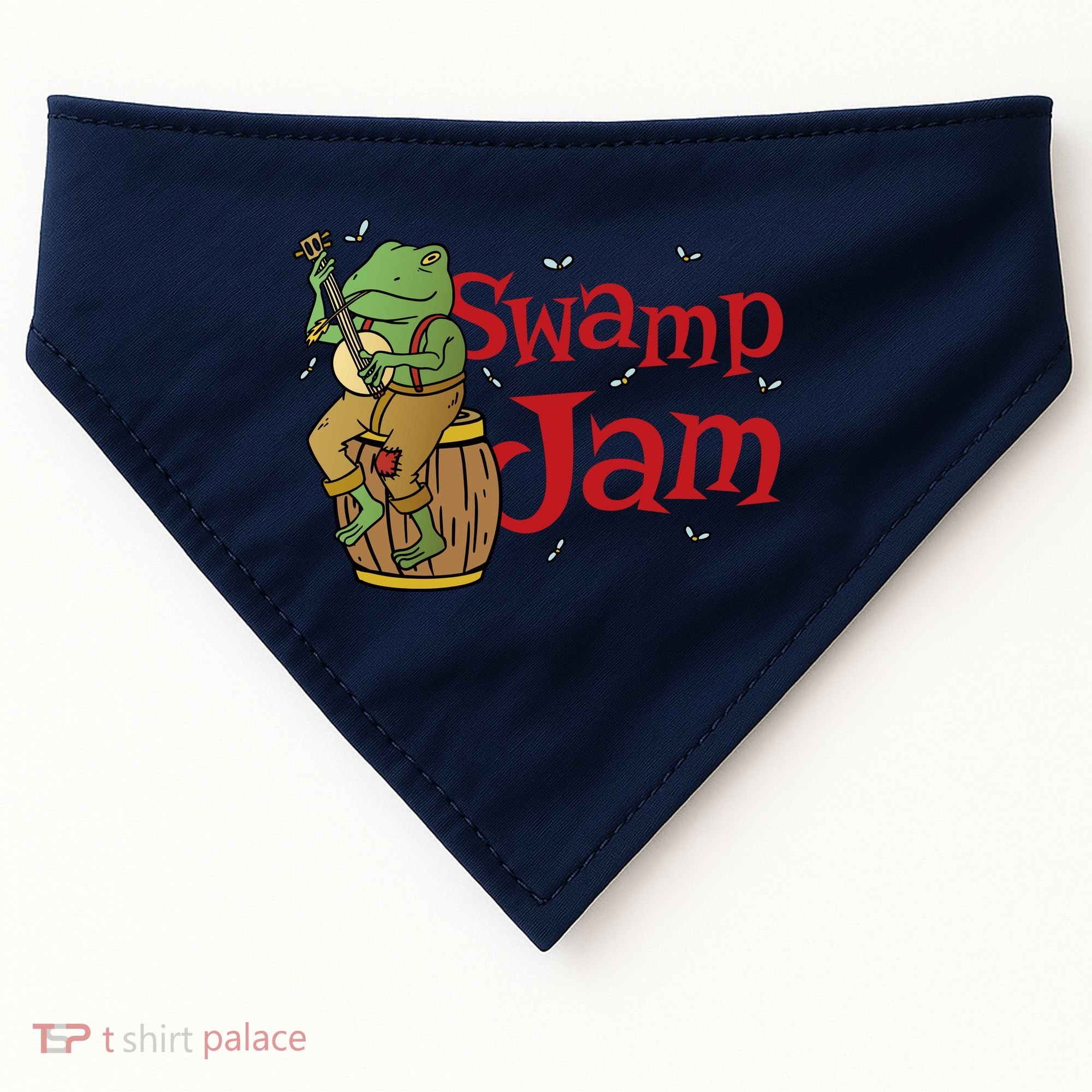 Swamp Jam Gator Musician USA-Made Doggie Bandana