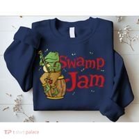 Swamp Jam Gator Musician Sweatshirt thumb 2