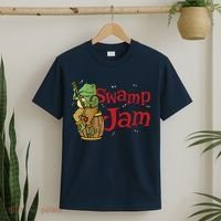 Swamp Jam Gator Musician T-Shirt thumb 2
