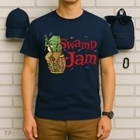 Swamp Jam Gator Musician T-Shirt thumb 6