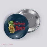Swamp Jam Gator Musician Button thumb 0