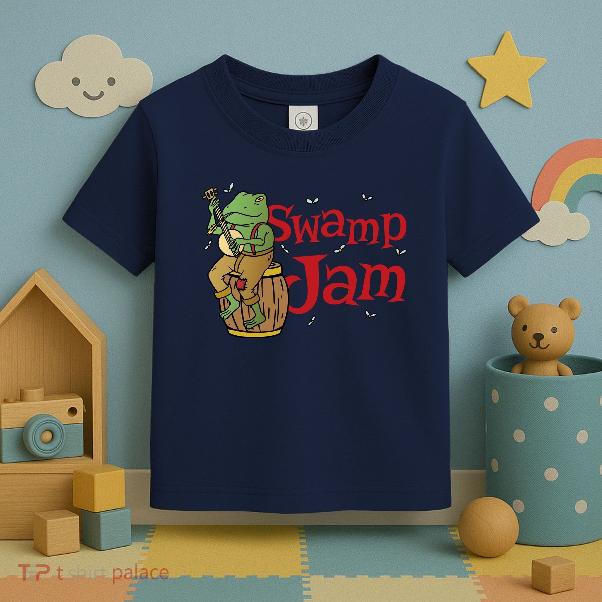 Swamp Jam Gator Musician Toddler T-Shirt