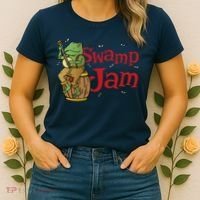 Swamp Jam Gator Musician Women's T-Shirt thumb 2