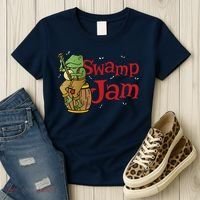 Swamp Jam Gator Musician Women's T-Shirt thumb 3