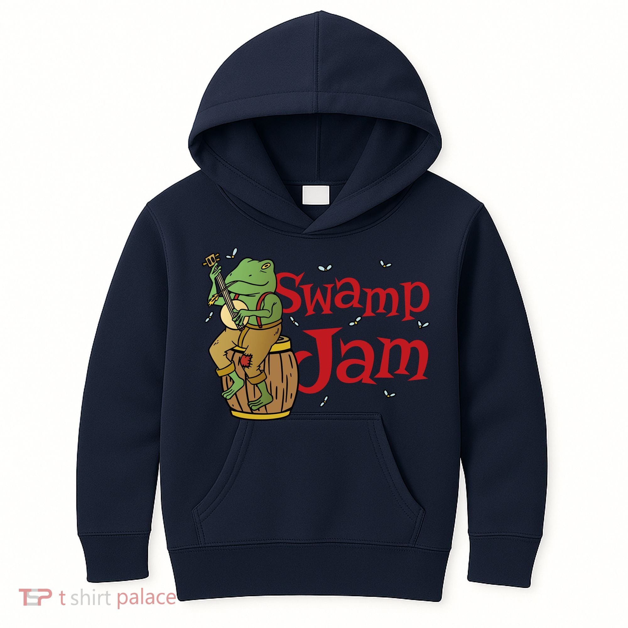 Swamp Jam Gator Musician Kids Hoodie