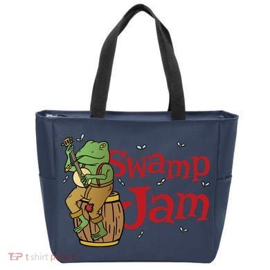 Swamp Jam Gator Musician Tote Bag