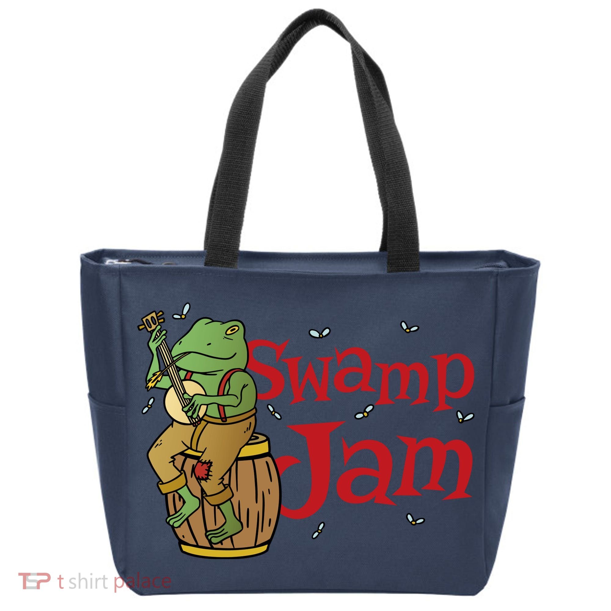 Swamp Jam Gator Musician Tote Bag