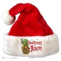 Swamp Jam Gator Musician Santa Hat thumb 0