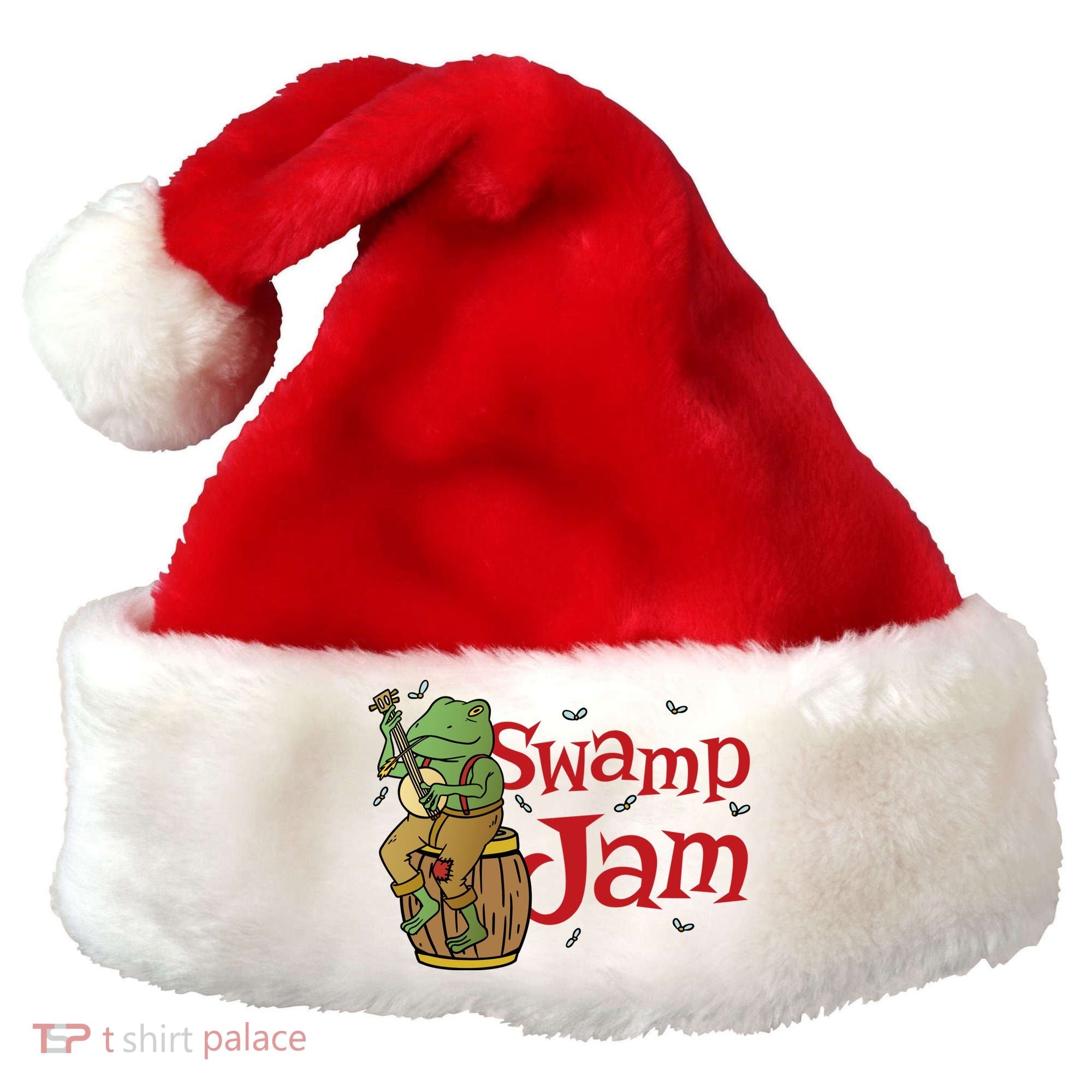 Swamp Jam Gator Musician Santa Hat