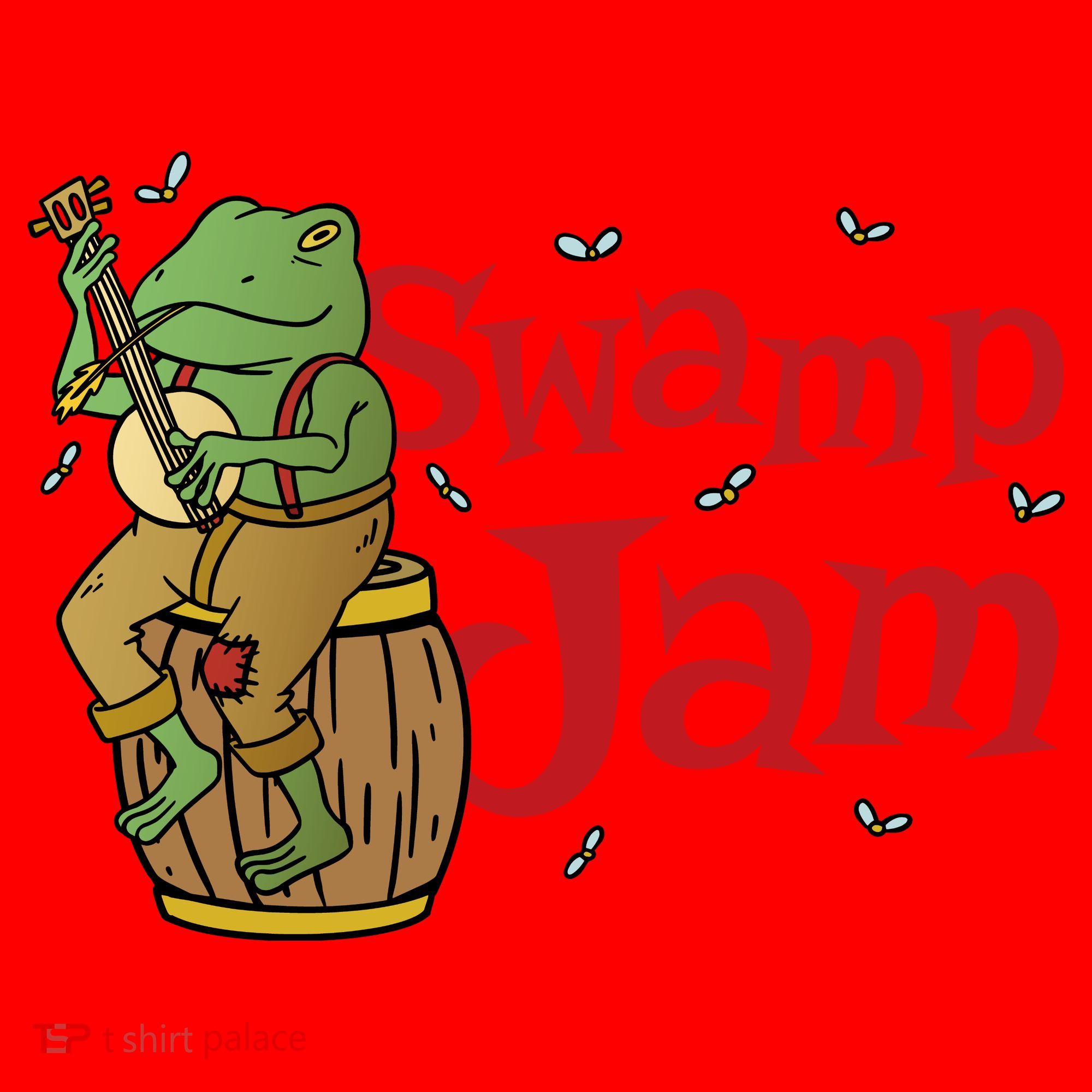 Swamp Jam Gator Musician Santa Hat