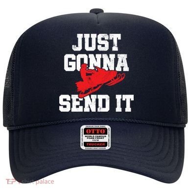Snowmobile Just Gonna Send It Funny Freestyle Motor Sled Hat