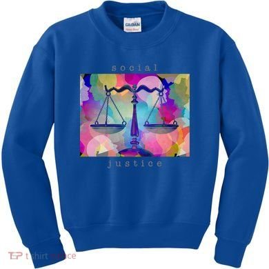 Social Justice Gift Kids Sweatshirt