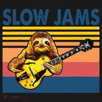 Slow Jams GUITAR Funny Sloth Play Guitar Ornament thumb 1