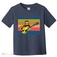 Slow Jams GUITAR Funny Sloth Play Guitar Toddler T-Shirt thumb 0