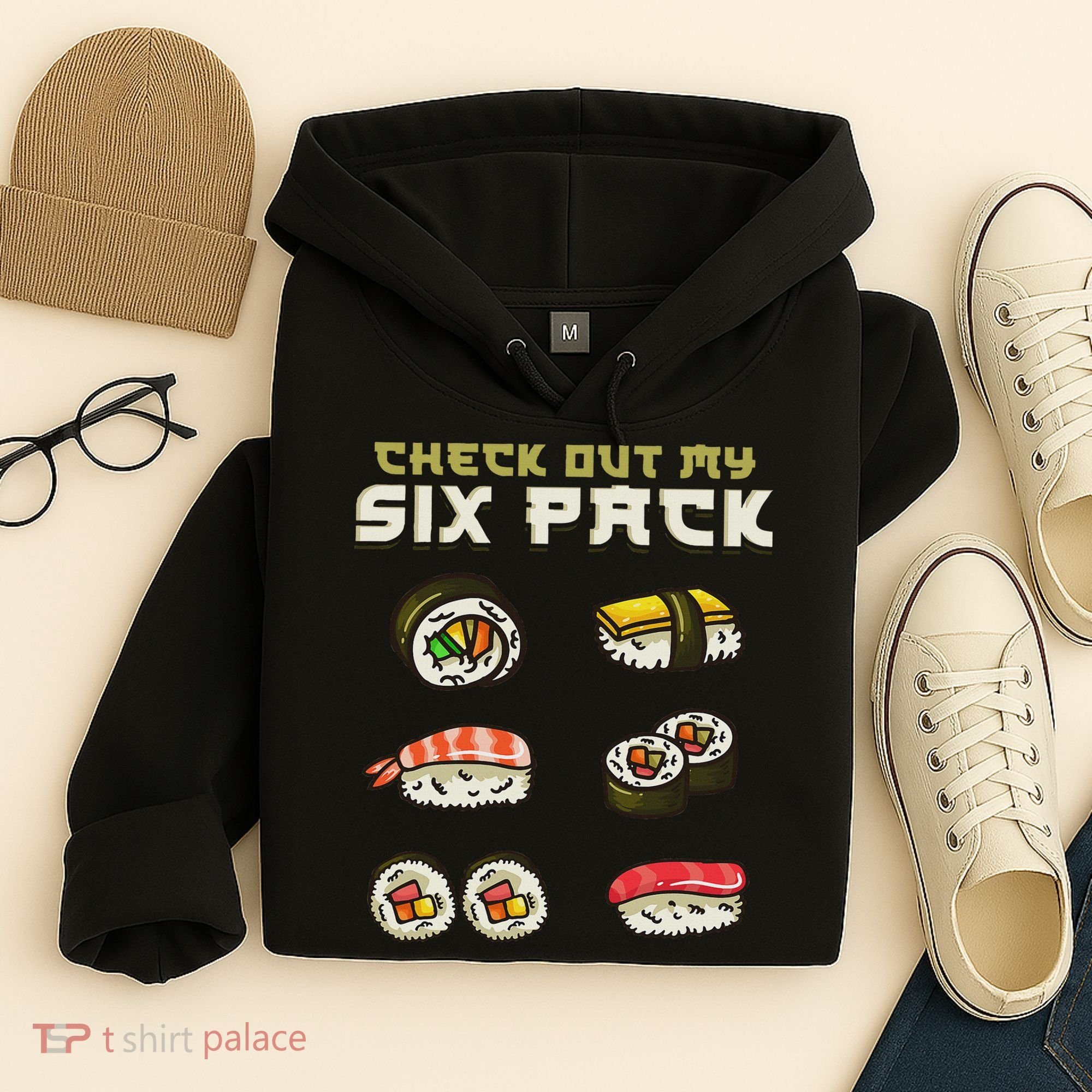 Sushi Japanese Gym Hoodie