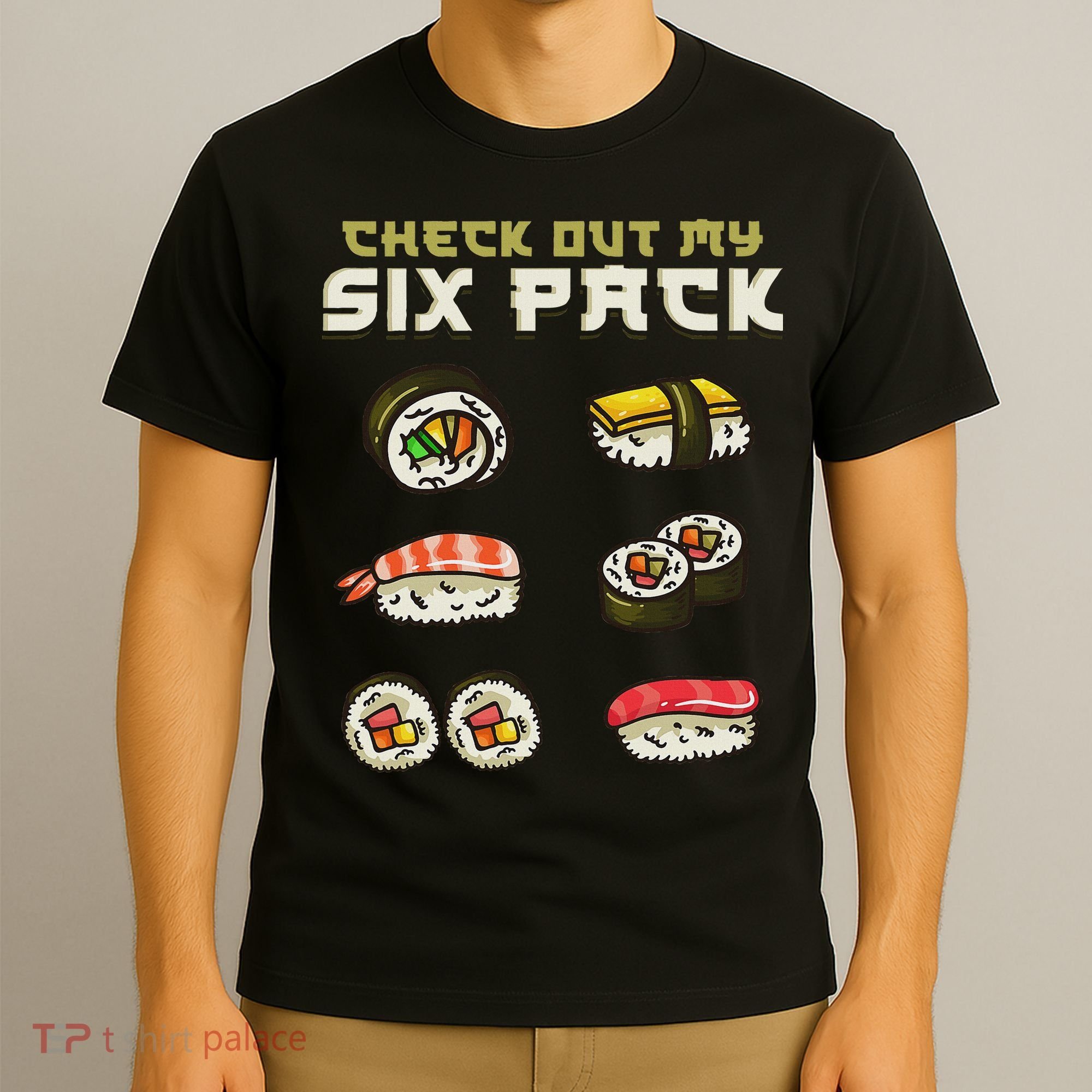 Sushi Japanese Gym T-Shirt