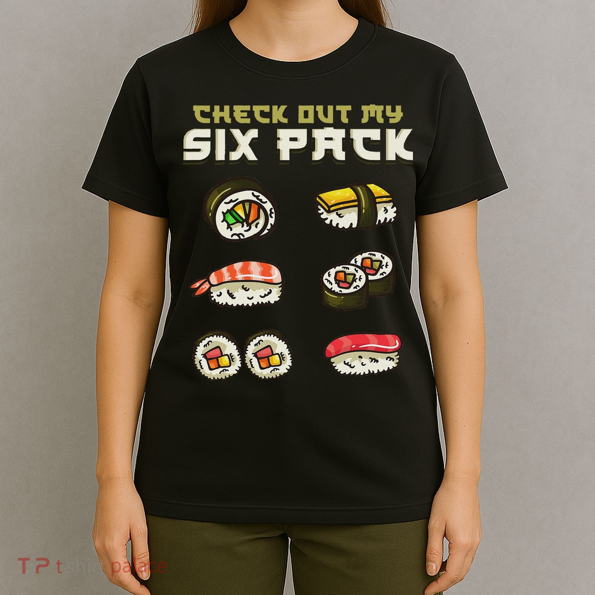 Sushi Japanese Gym T-Shirt